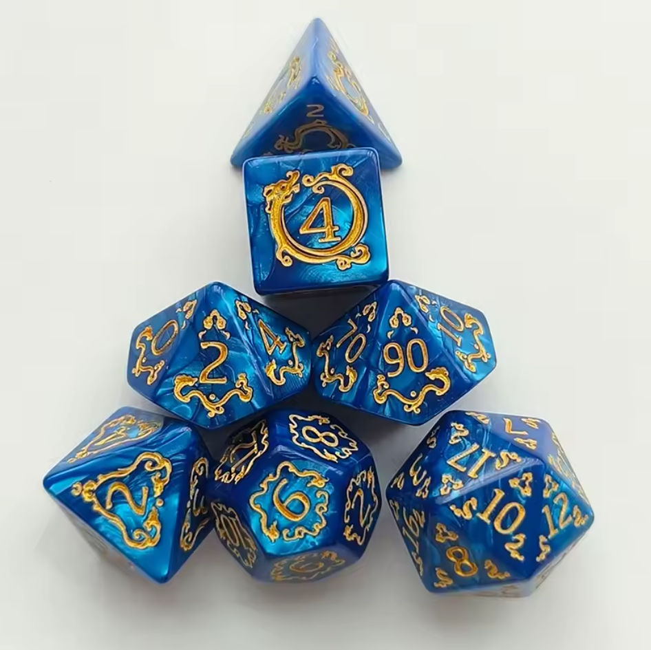 DND dice set "Dragon"