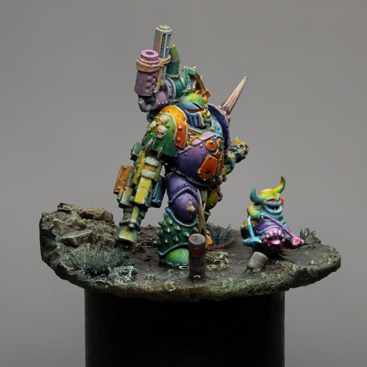 Colorful Nurgle Plague Marine 1 of 1