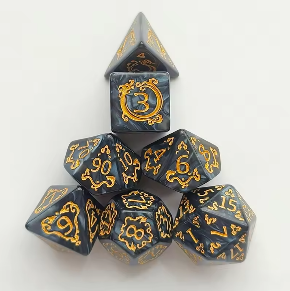 DND dice set "Dragon"