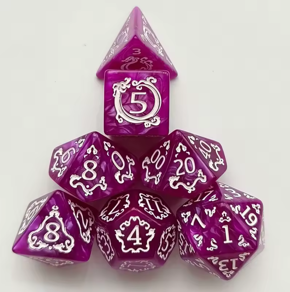 DND dice set "Dragon"