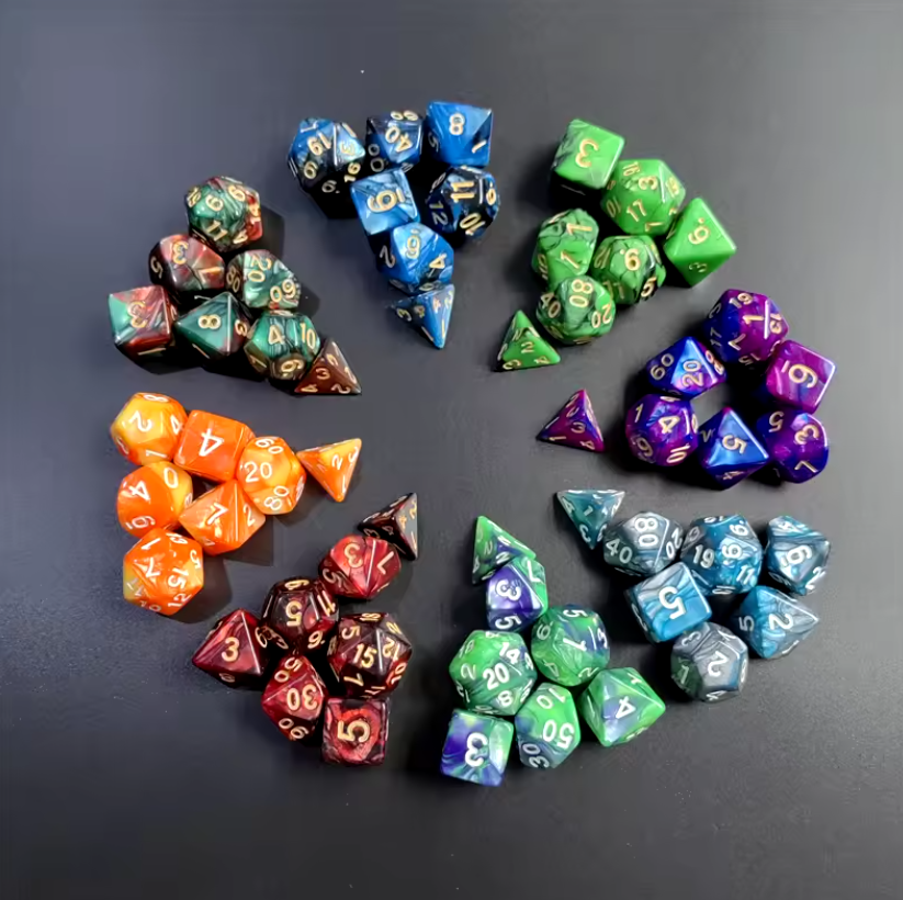 DND dice set "Mixed magic"