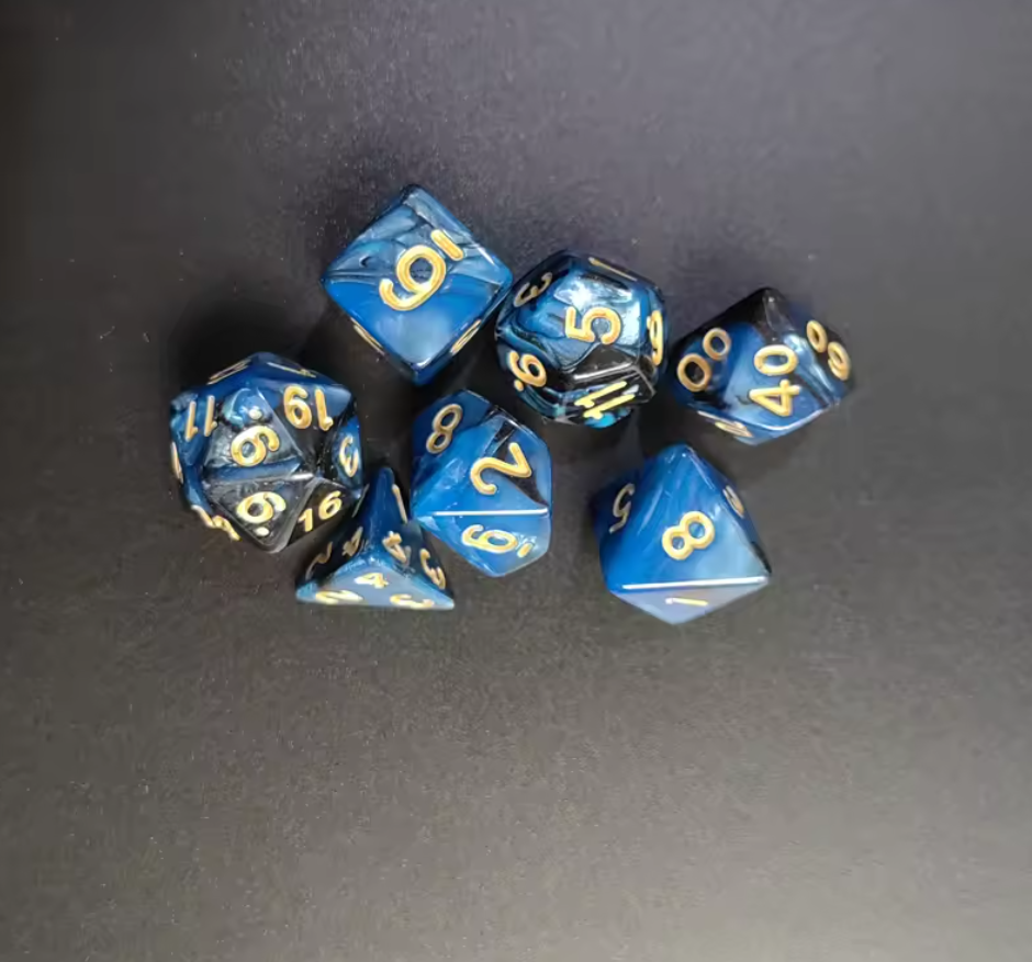 DND dice set "Mixed magic"