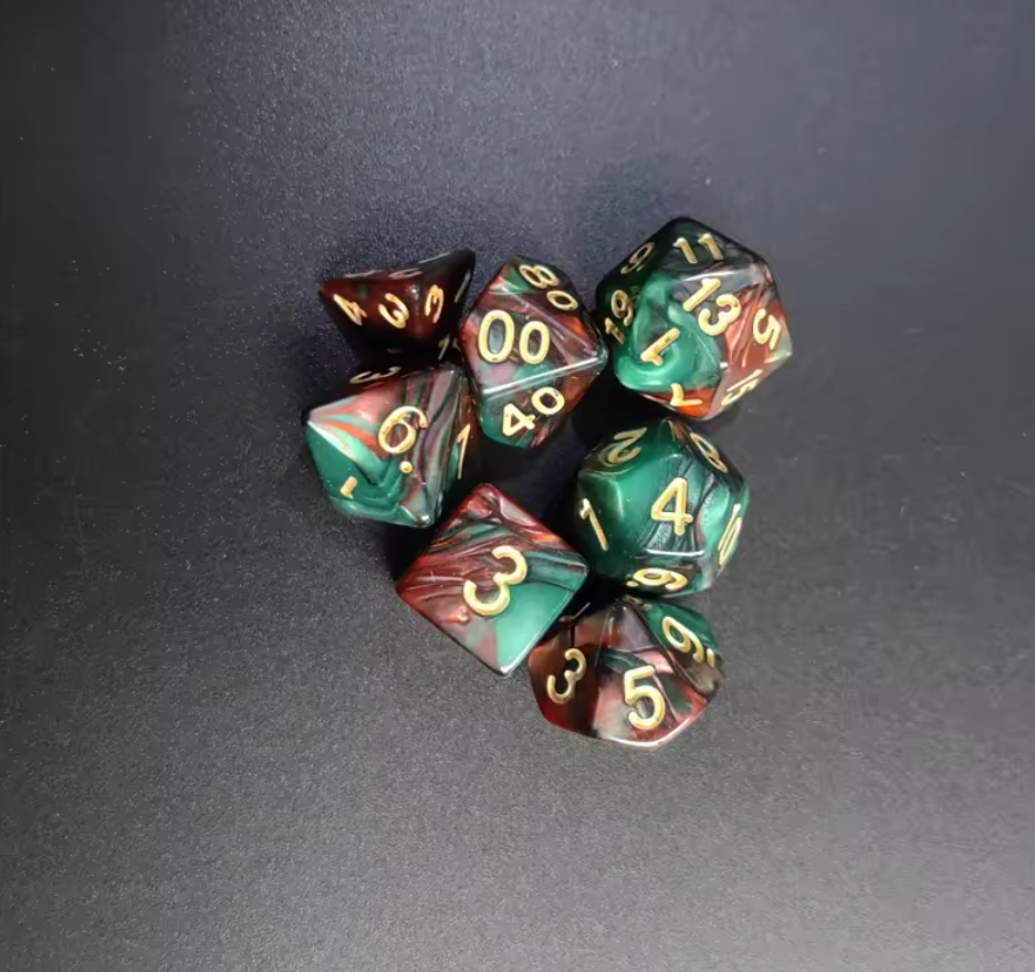 DND dice set "Mixed magic"