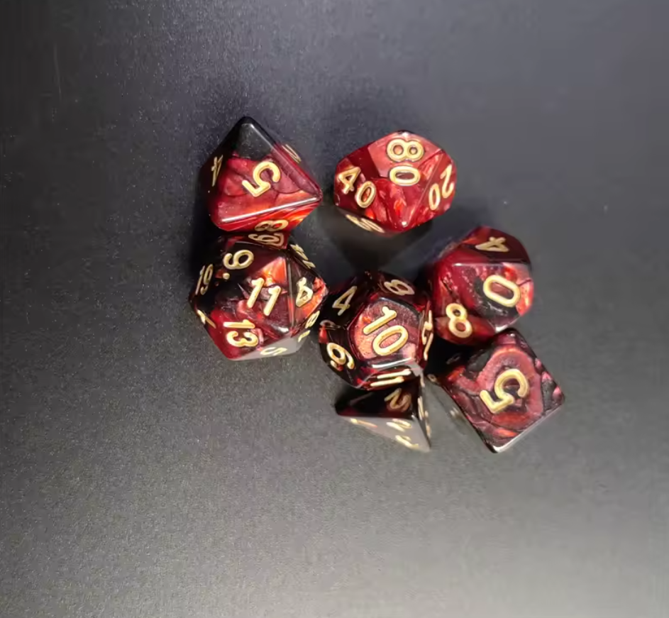 DND dice set "Mixed magic"