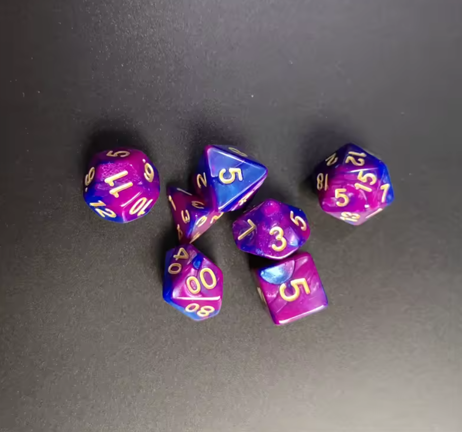 DND dice set "Mixed magic"