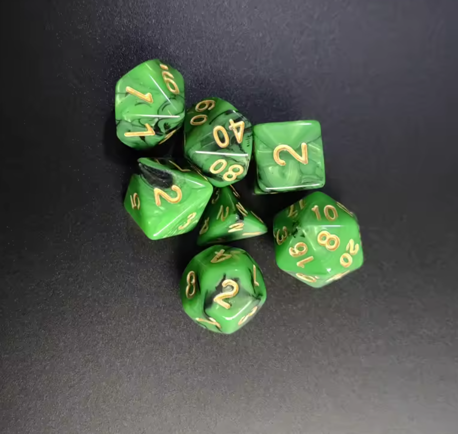 DND dice set "Mixed magic"